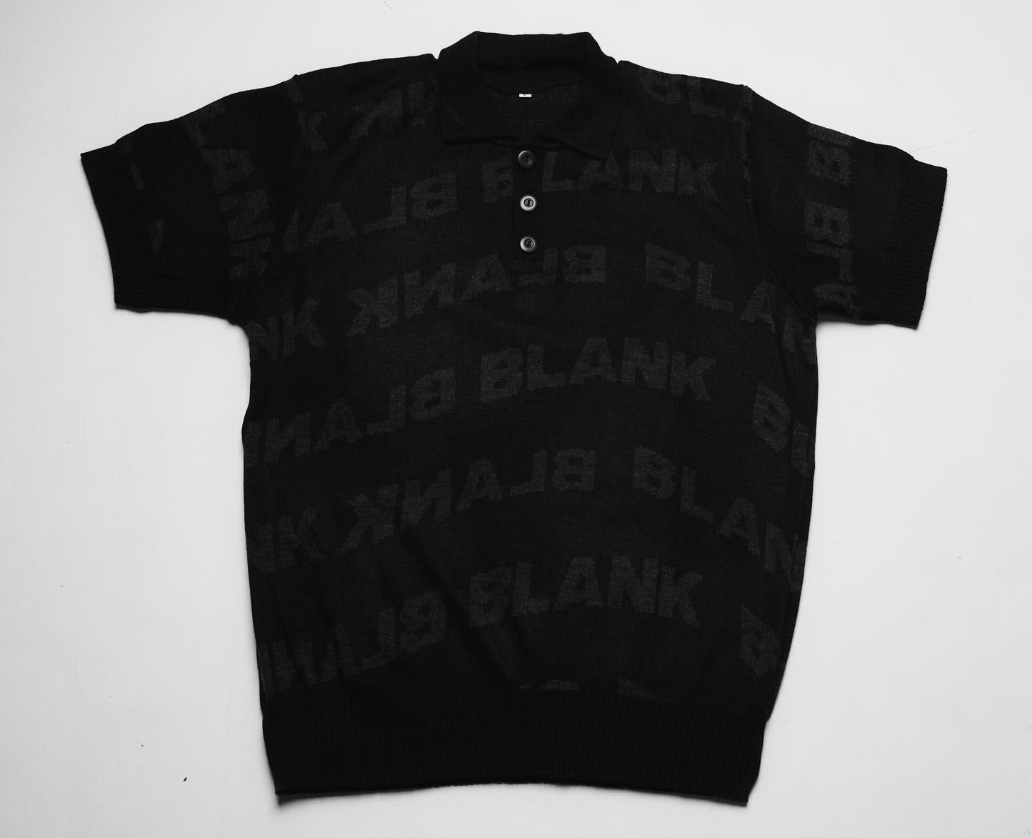 Blank Knitted Golf Shirt