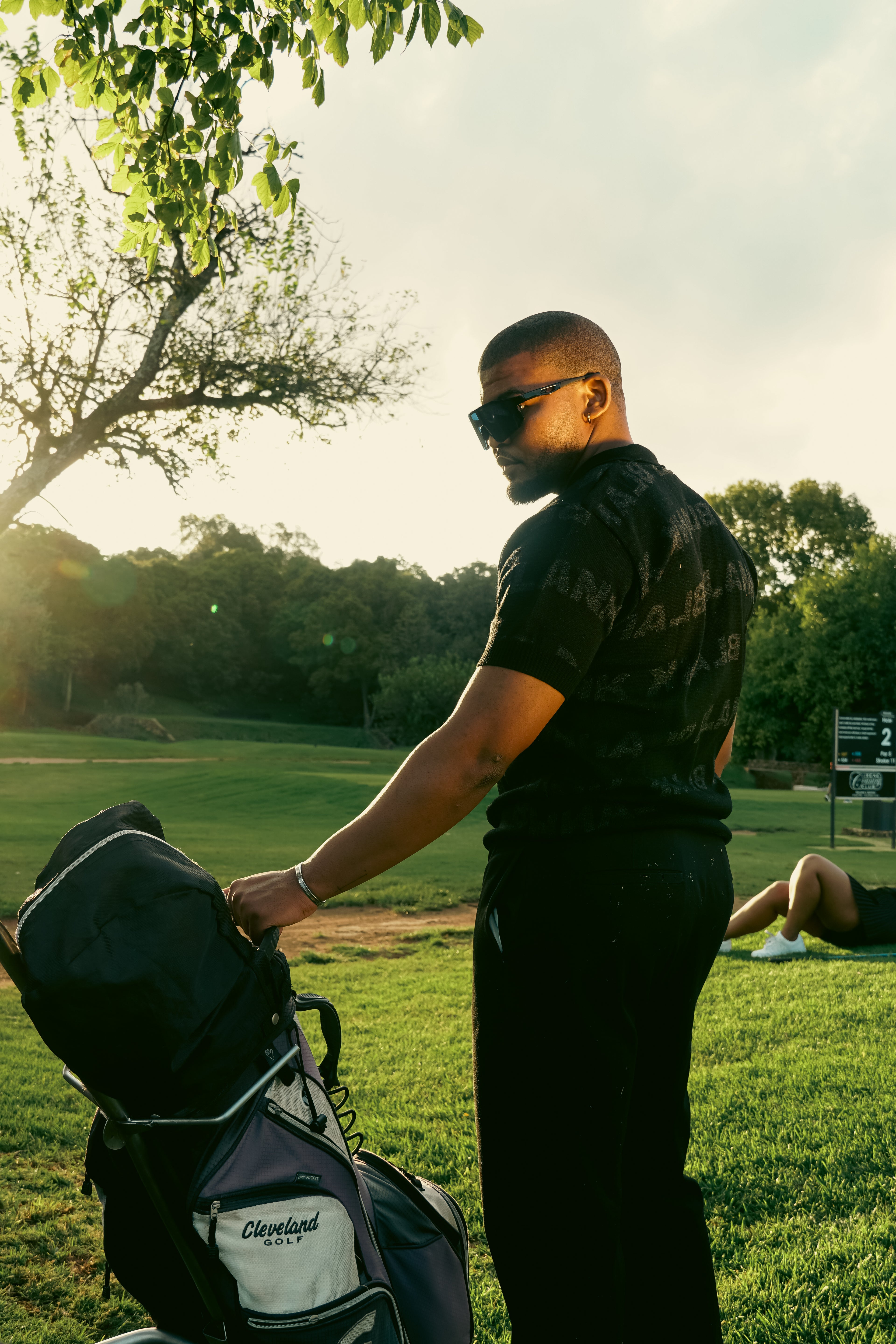 Blank Knitted Golf Shirt