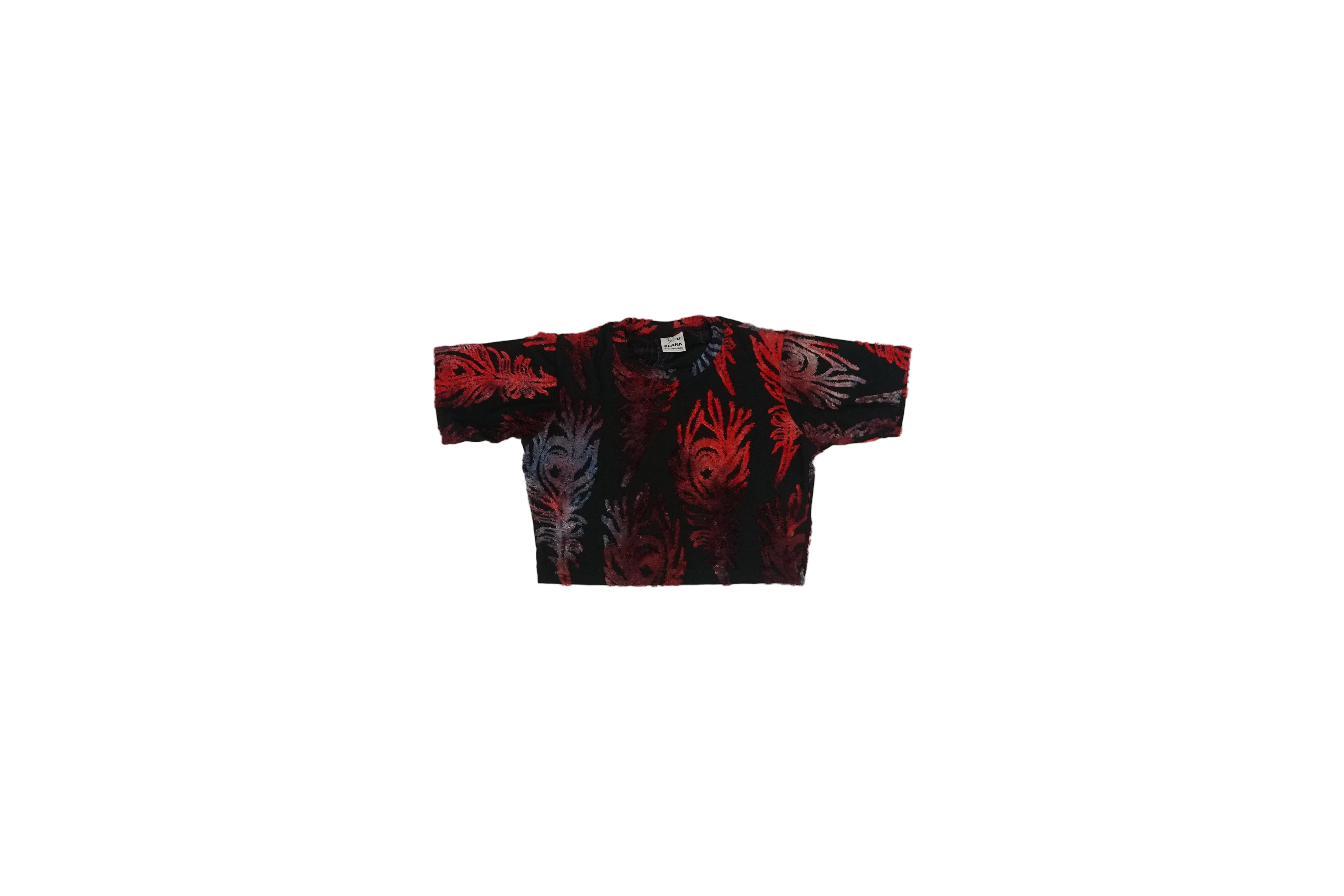 Jacquard Crop-Top