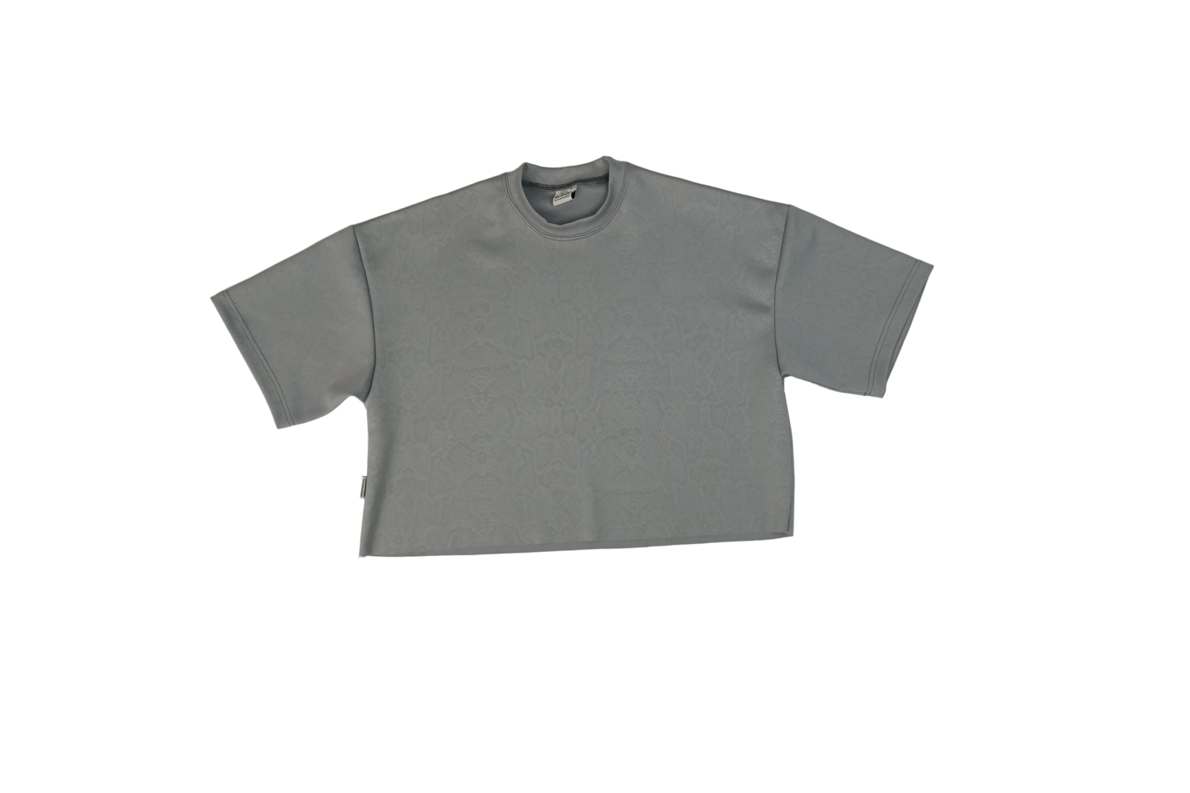 Embossed Snake Oversized Top