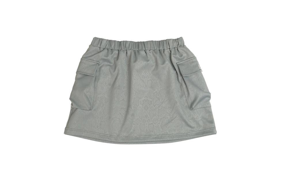 Embossed Snake Cargo Skirt